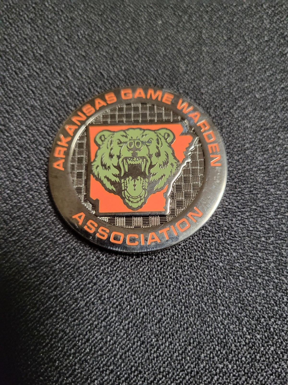 Arkansas Game & Fish Enforcement - Wildlife GAME WARDEN Challenge Coin & Patch
