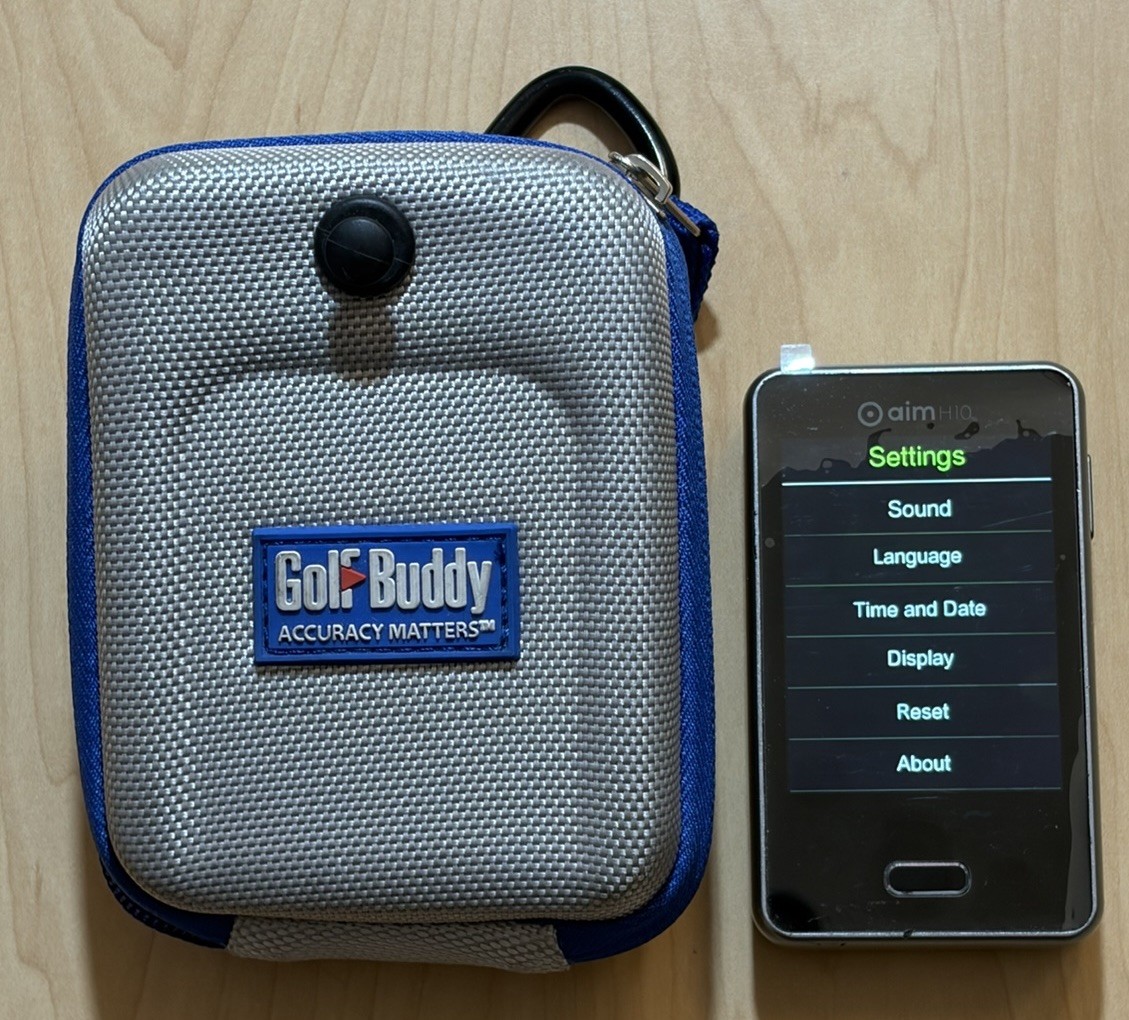 Golf Buddy AIM H10 Course Finder Scorecard Electronic GolfBuddy AIMH10