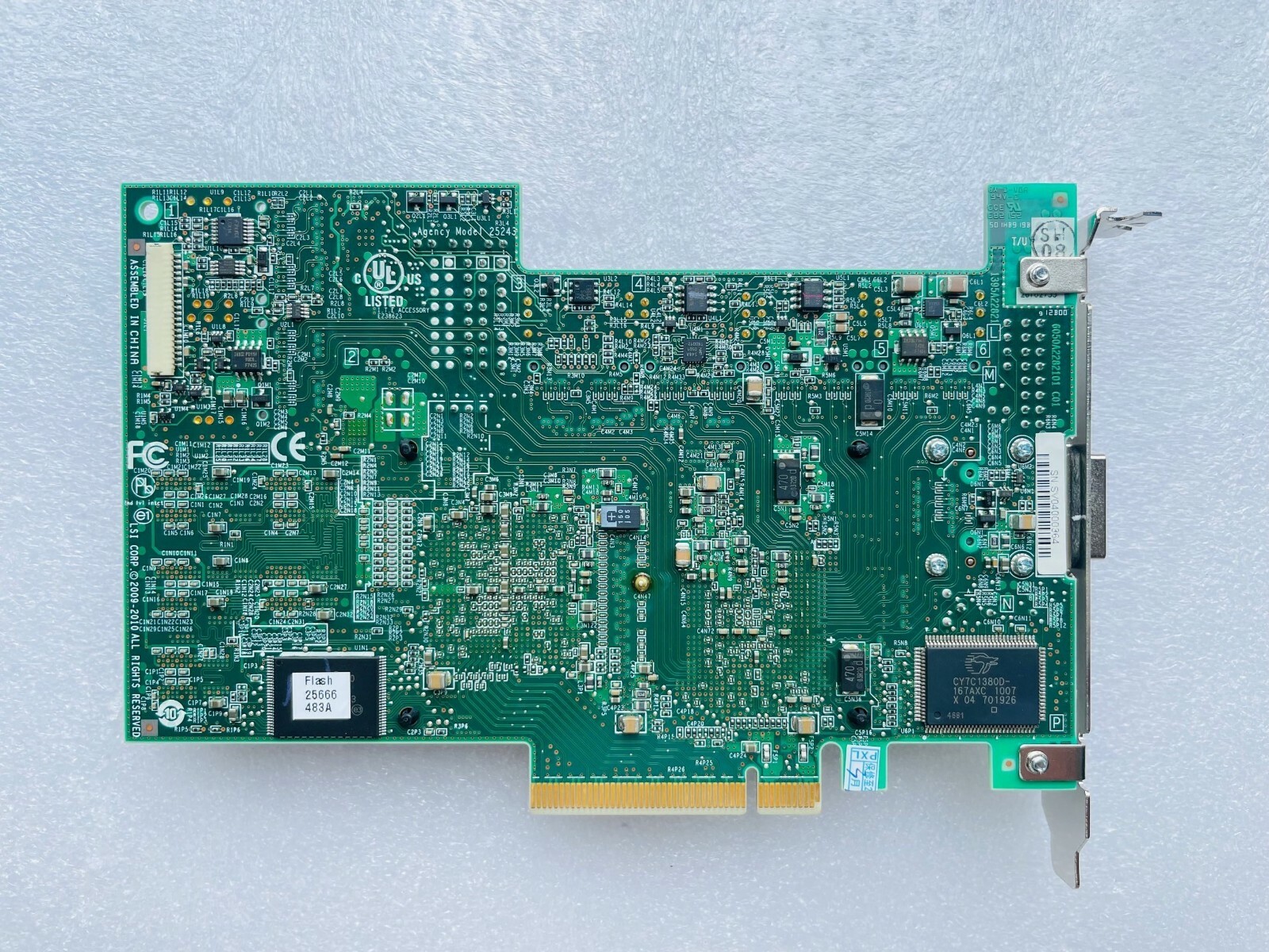 LSI MegaRAID MR SAS 9280-16i4e PCIe RAID Controller Card