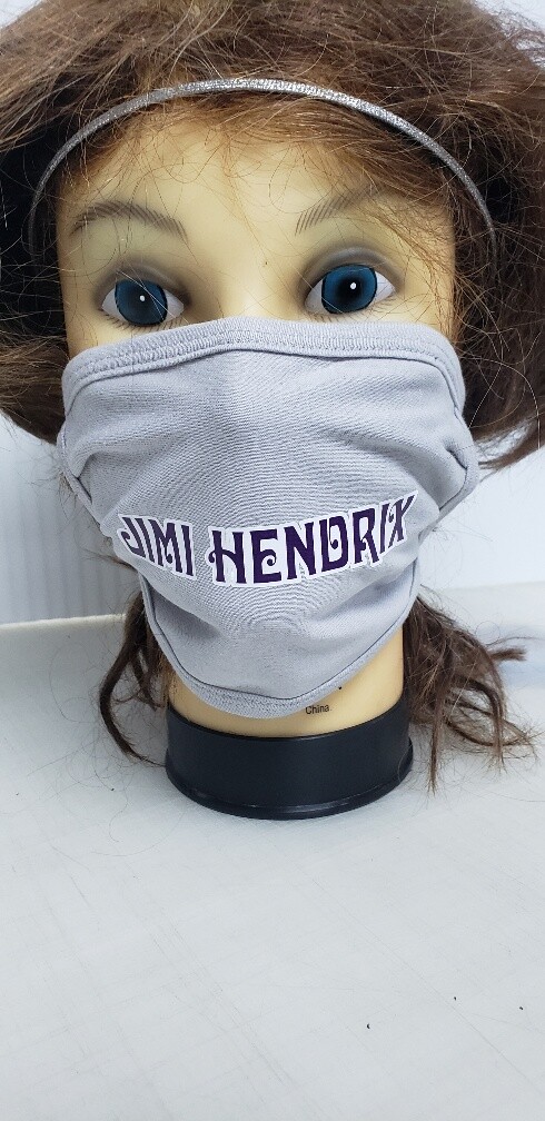 JIMI HENDRIX  CUSTOM 100% COTTON FACE MASK