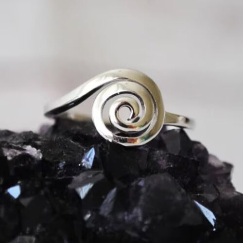 925 Sterling Silver MeditationRing Band & Statement Ring Handmade Ring All Size