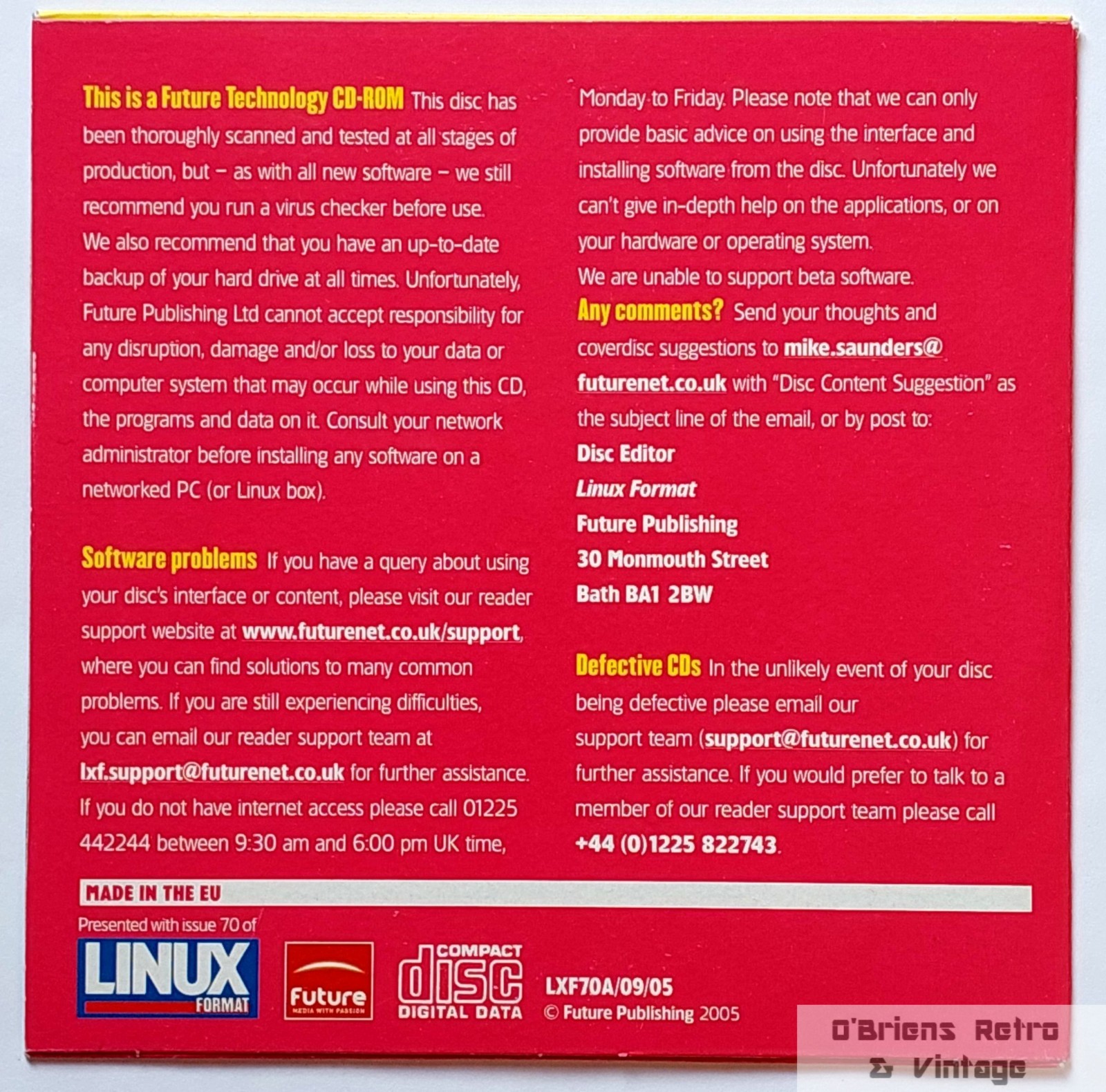 Debian 3.1 Sarge – Linux Format Cover CD – KDE 3.3, GNOME 2.8 – 2005