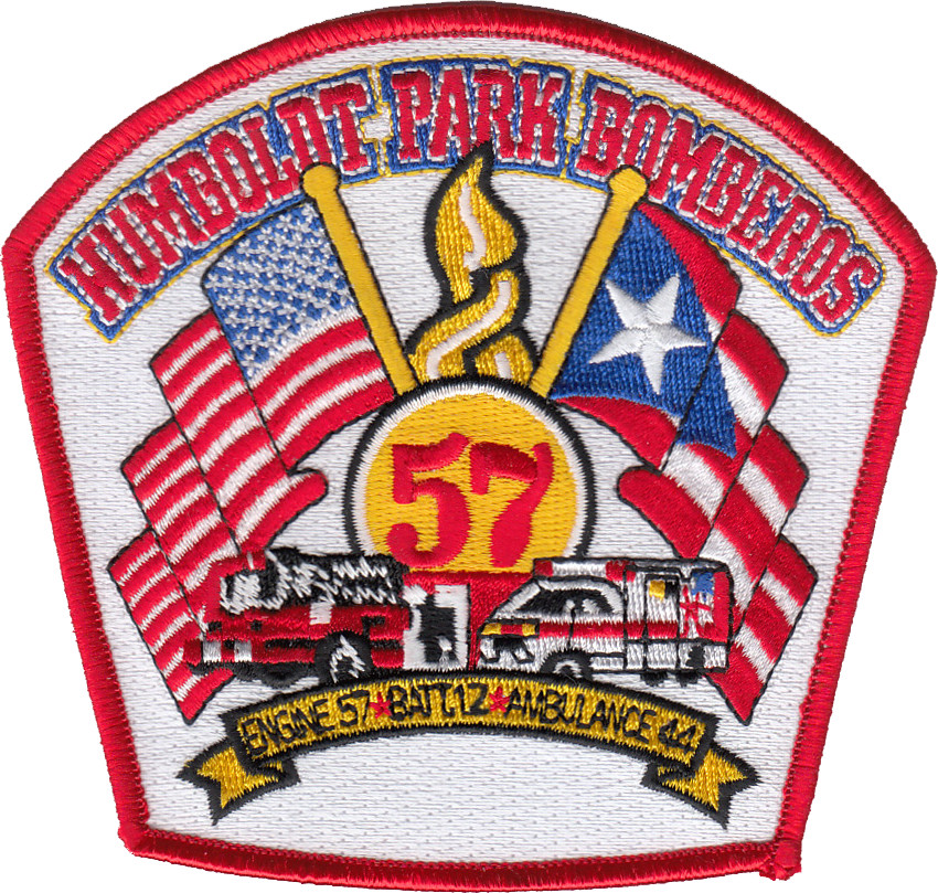 CHICAGO FIRE DEPARTMENT HOUSE PATCH: Engine 57 / Battalion 12 / Ambulance 44,...