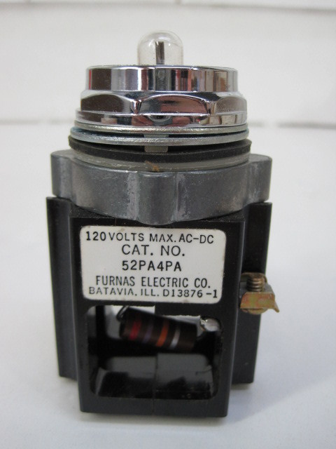 Furnas Siemens 52PA4PA Pilot Light Neon Type 120V AC-DC
