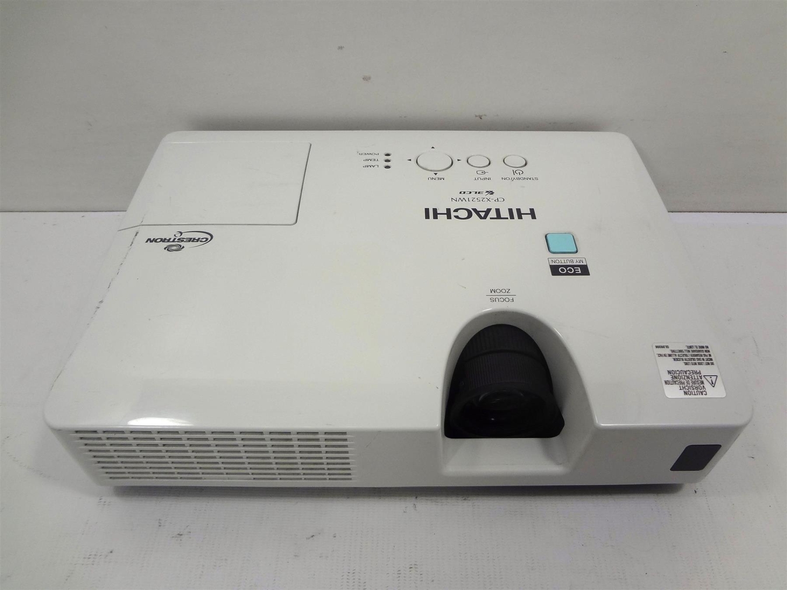 Hitachi CP-X2521WN - HDMI 3LCD Projector - Lamp Runtime: 00 Hours