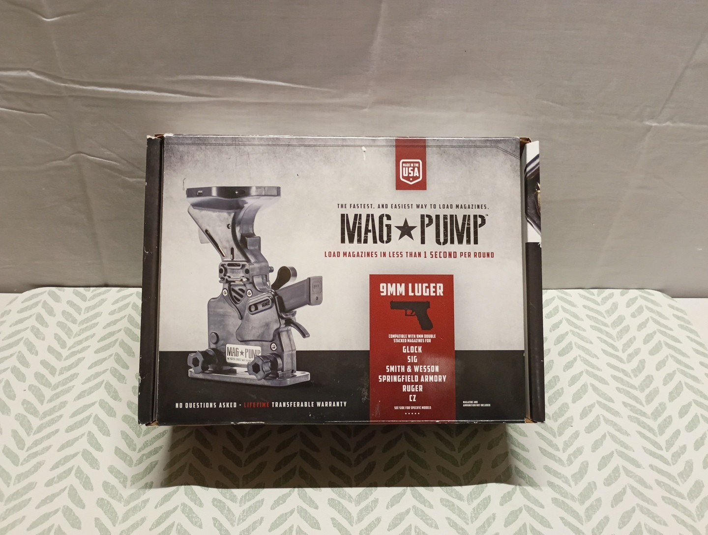 Magpump 9mm Magazine Loader Loads Most Double Stack Pistol Magazines  MP-9MM