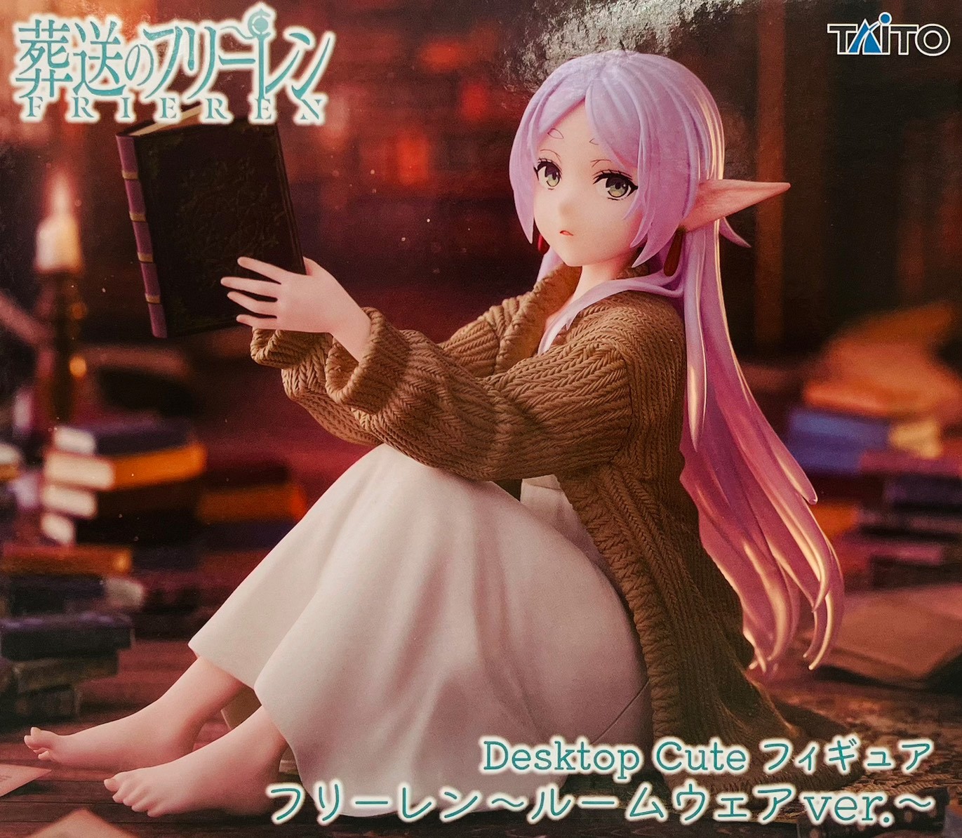 Frieren: Beyond Journey's End Roomwear ver. Desktop Cute Figure Taito (authentic