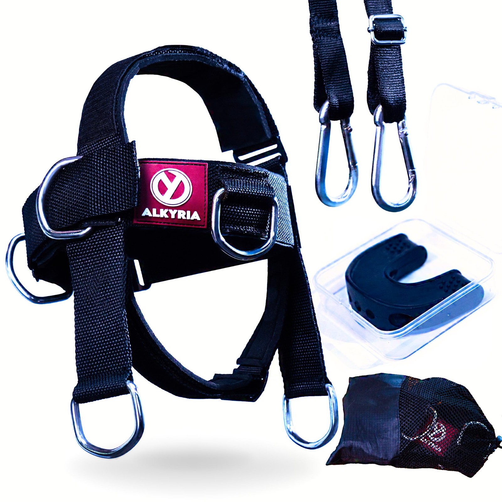 Neck Harness Weight Lifting Trainer - Adjustable Neck Exerciser & Strengthene...