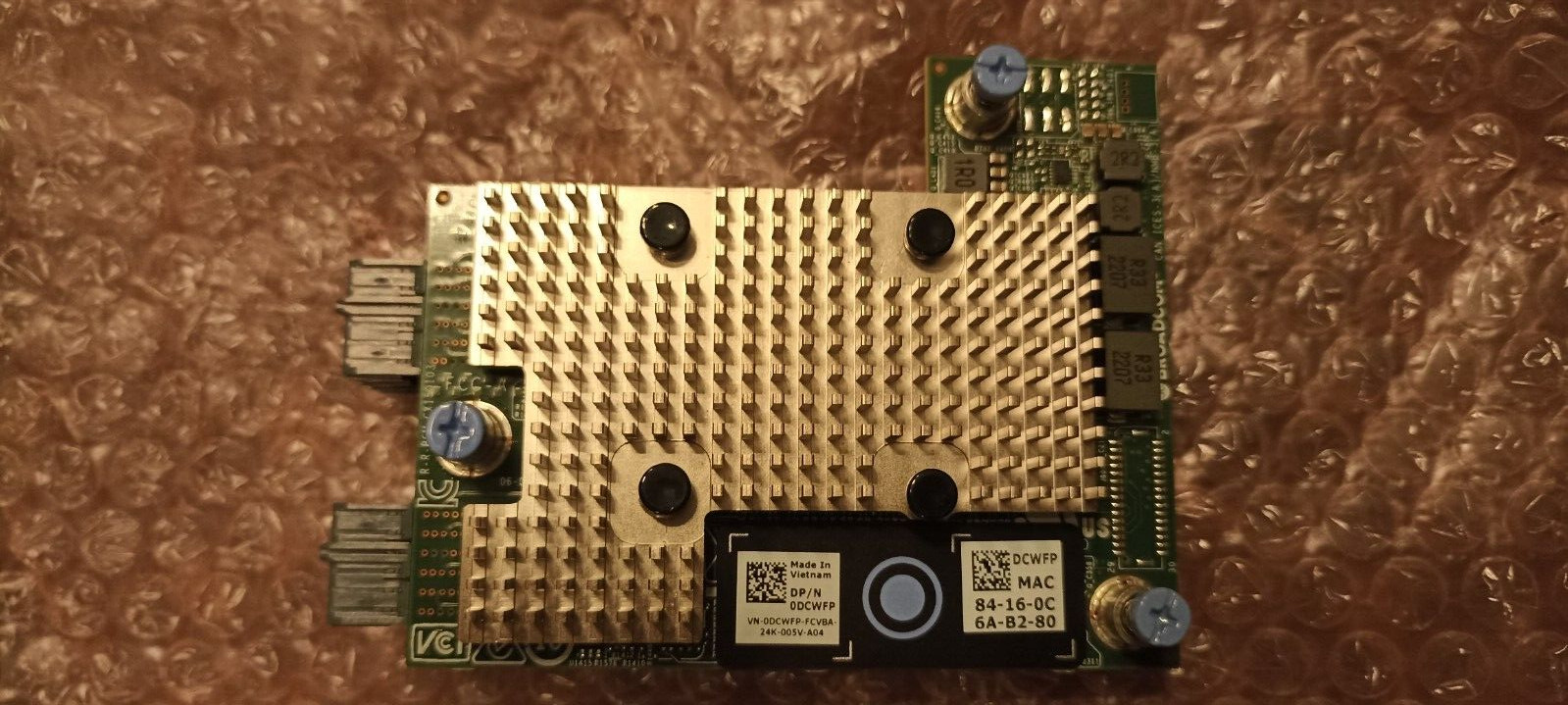 Dell DCWFP  0DCWFP Broadcom 57504 Quad-port 25GbE Blade Mezzanine Card