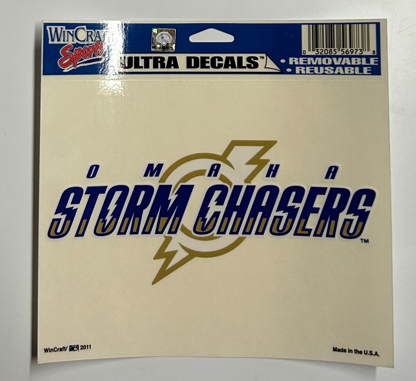 Omaha Storm Chasers Decal 5"x6" - Ultra Decal