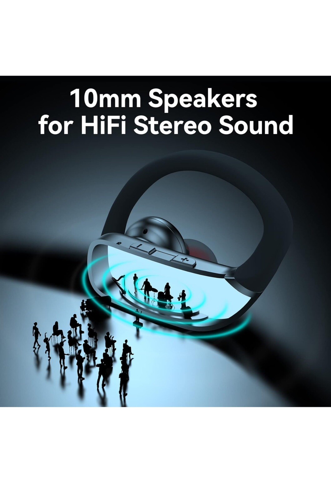 Wireless Over-Ear Earbuds Bluetooth Workout Headphones For Apple iPhone 12