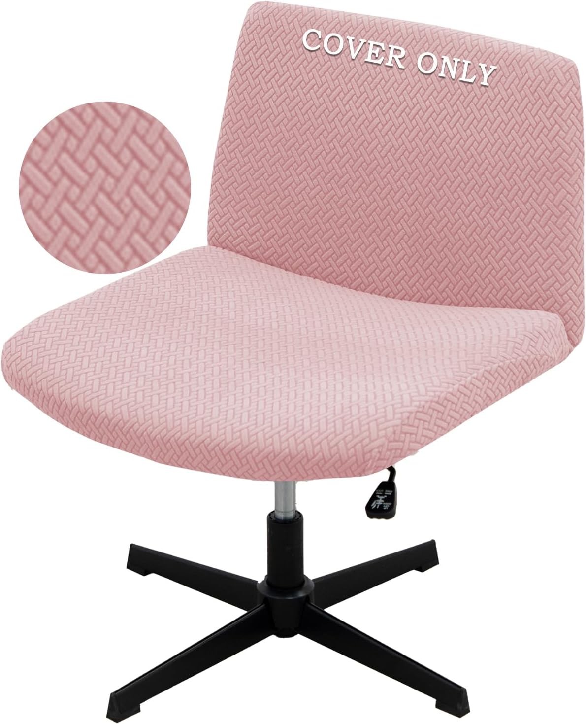 Vanity Chair Cover Criss Cross Chair Cover Waterproof and Elastic Arml