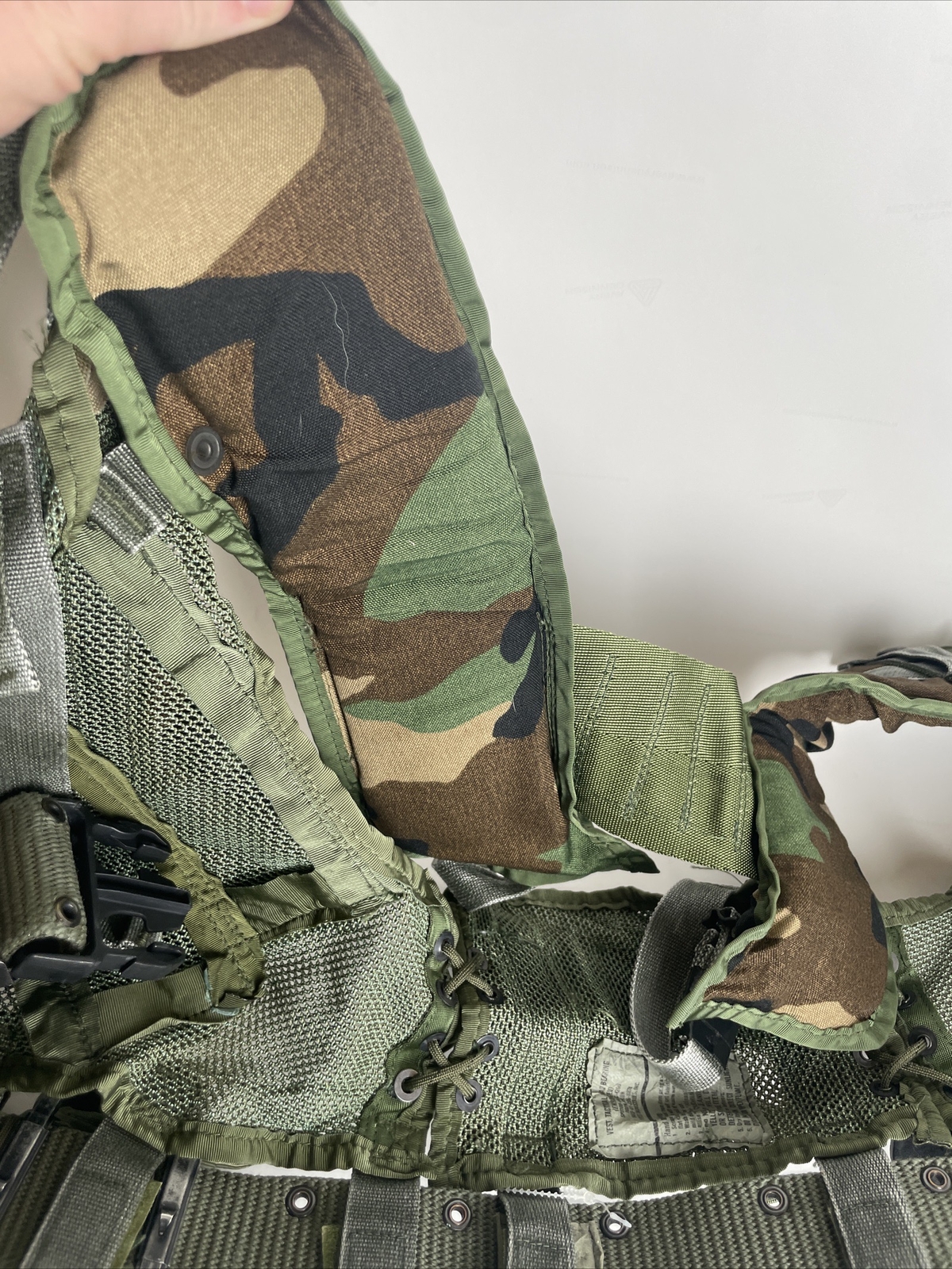 USGI Enhanced Tactical Load Bearing Vest Complete Kit BDU "EXCELLENT"