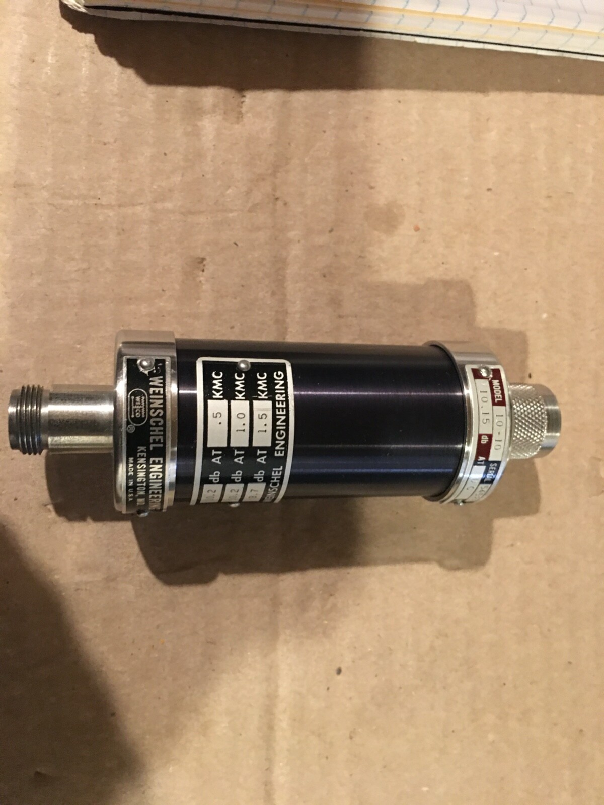 WEINSCHEL ENGINEERING model 10-10  used