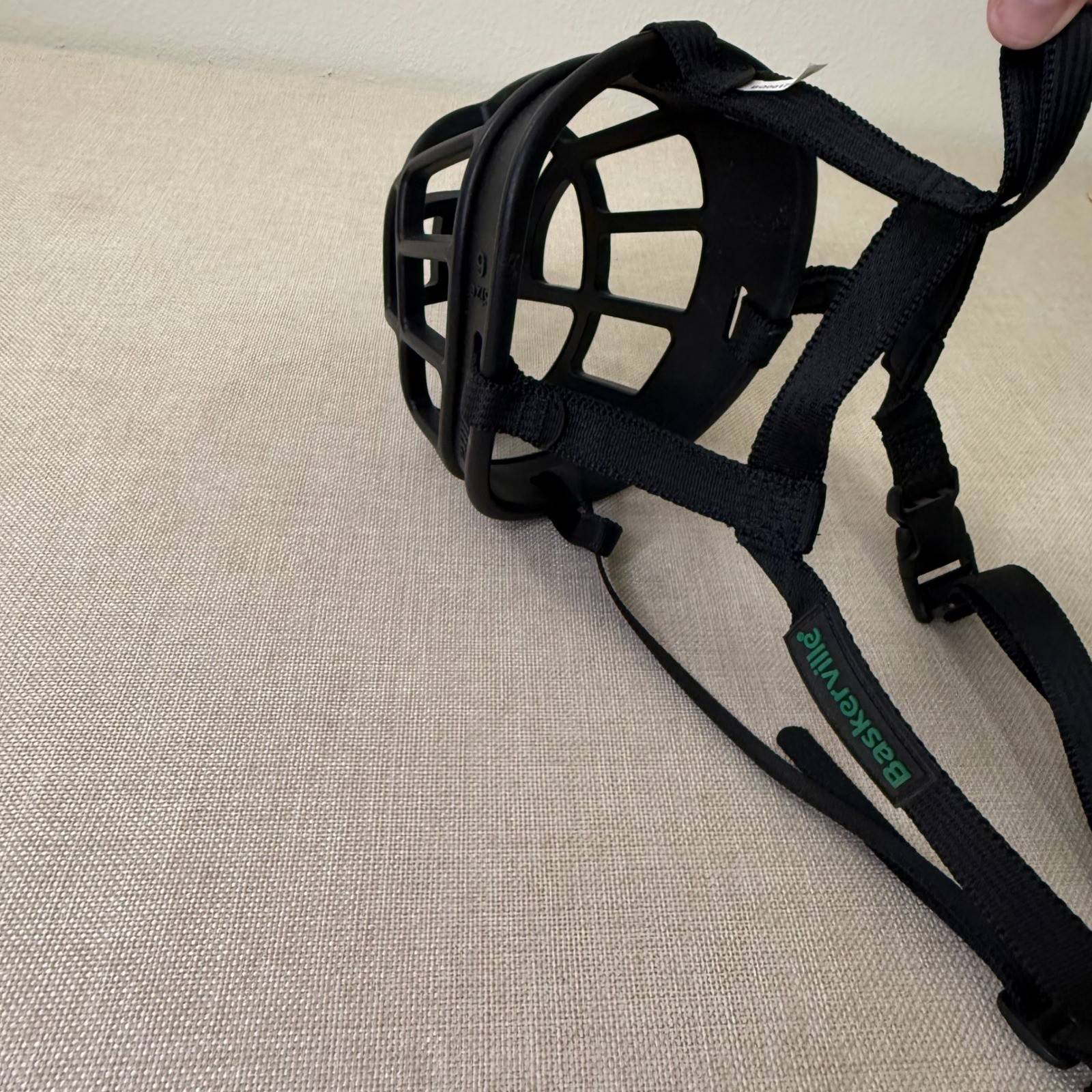 Baskerville Ultra Muzzle Size 6 Black Dog Basket Muzzle BQ001759US Large Breed