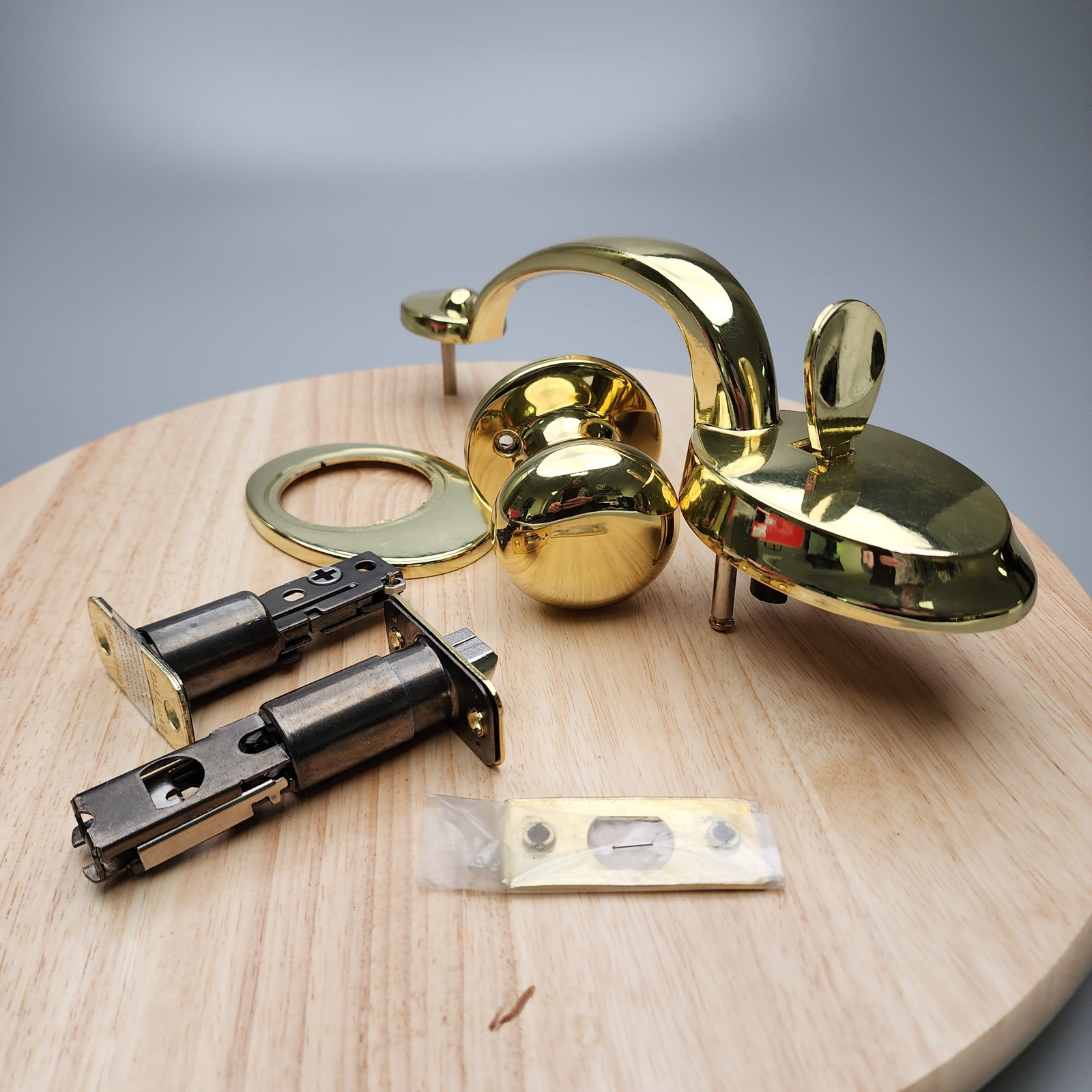 Callan Delaney Polished Brass Entrance Handleset GR2 400-CO-US3 Door Hardware✨
