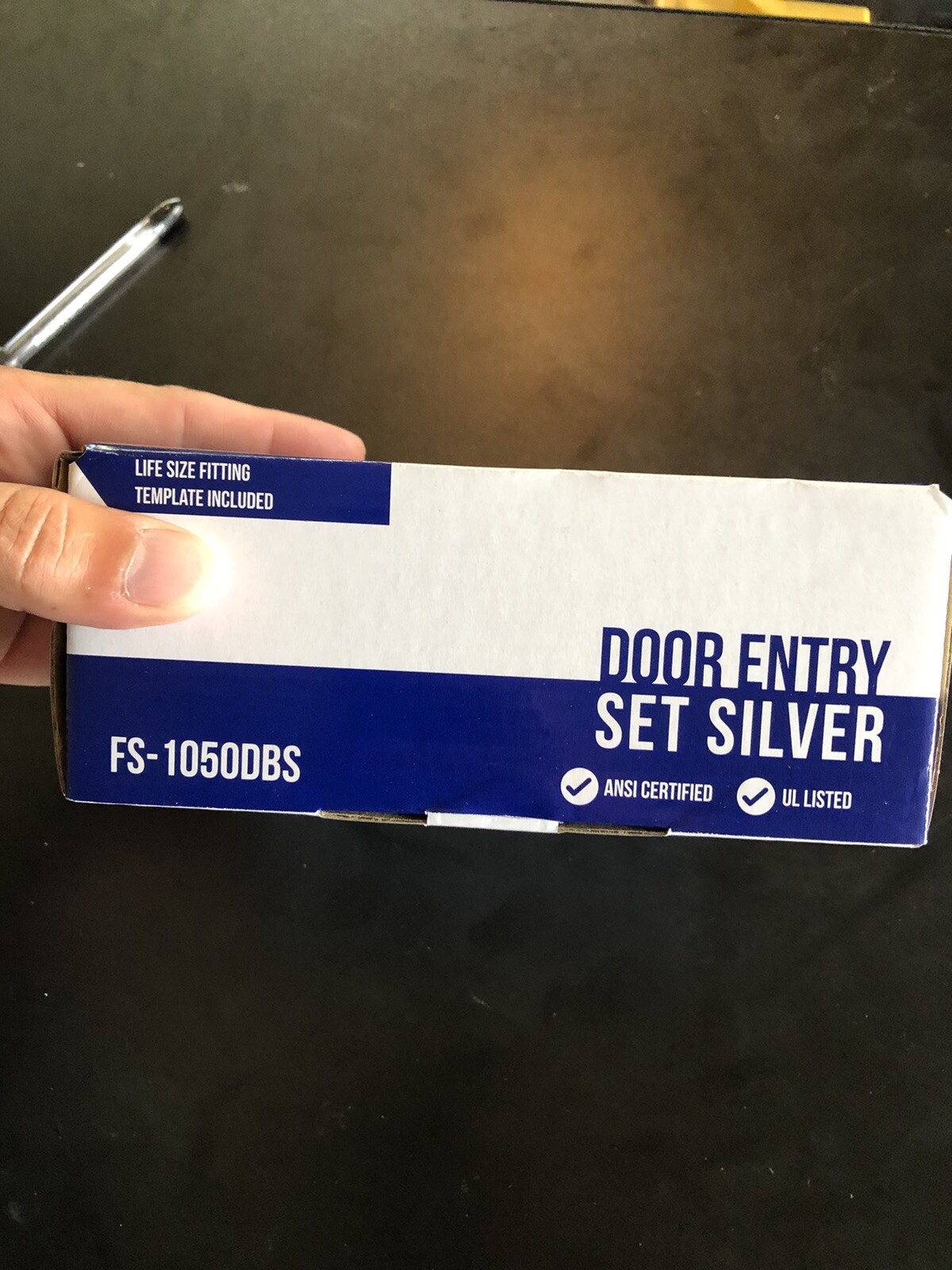 FORTSTRONG Door Entry Set Silver FS-1050DBS With Deadbolt and Keys