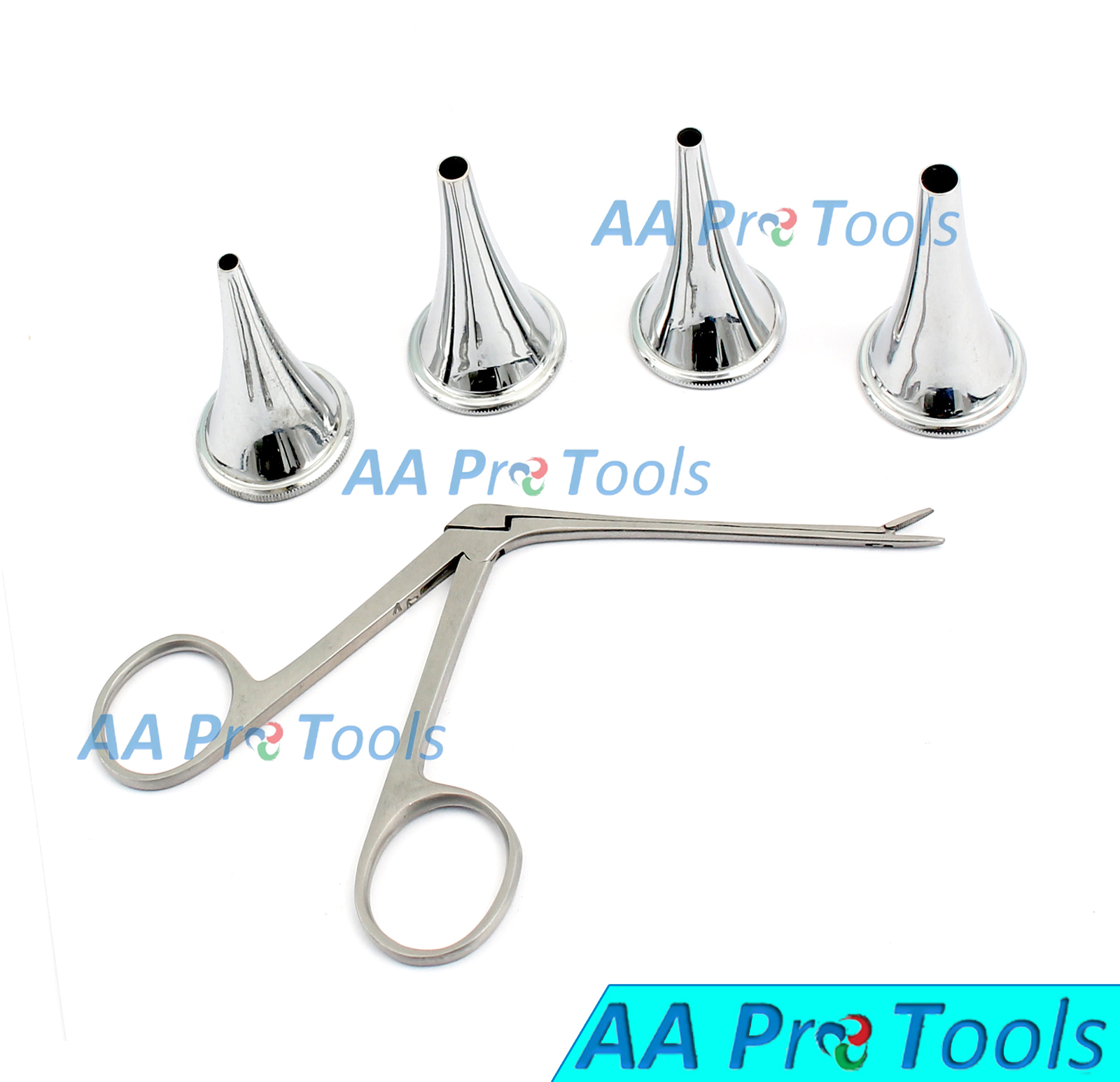 Ear Speculum & Micro Ear Alligator (Set Of 5) Surgical ENT DS-006