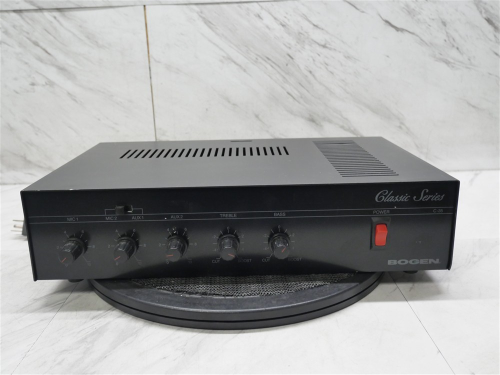 Bogen C35 Classic Series 35W Mixer Amplifier PA Amp TESTED Working