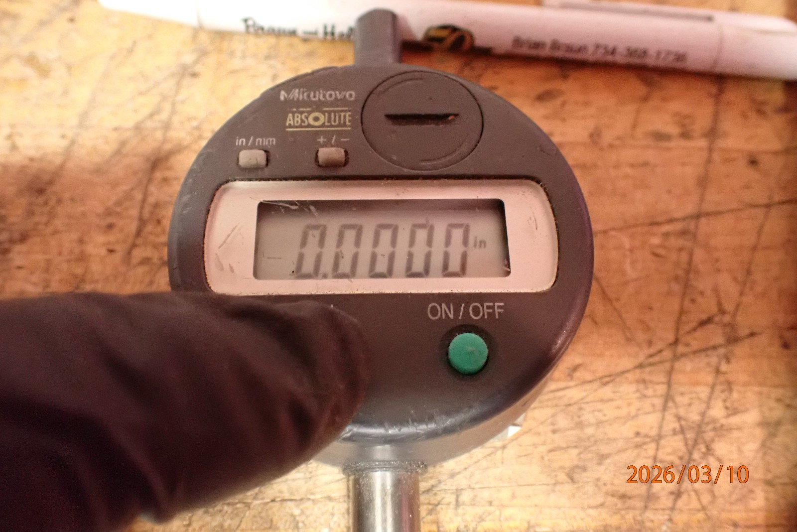 MITUTOYO DIGITAL DIAL INDICATOR MACHINIST TOOLING