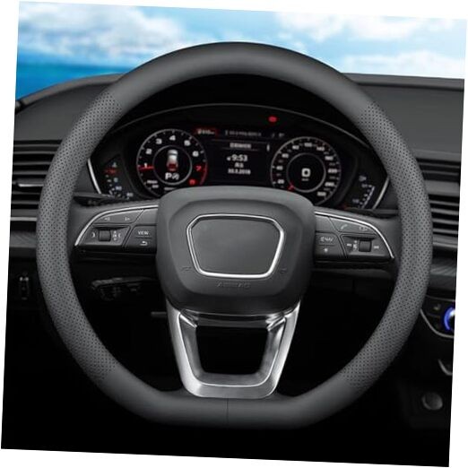 D-Shaped Car Steering Wheel Cover for Rivian R1T R1S 2023 2024 2025