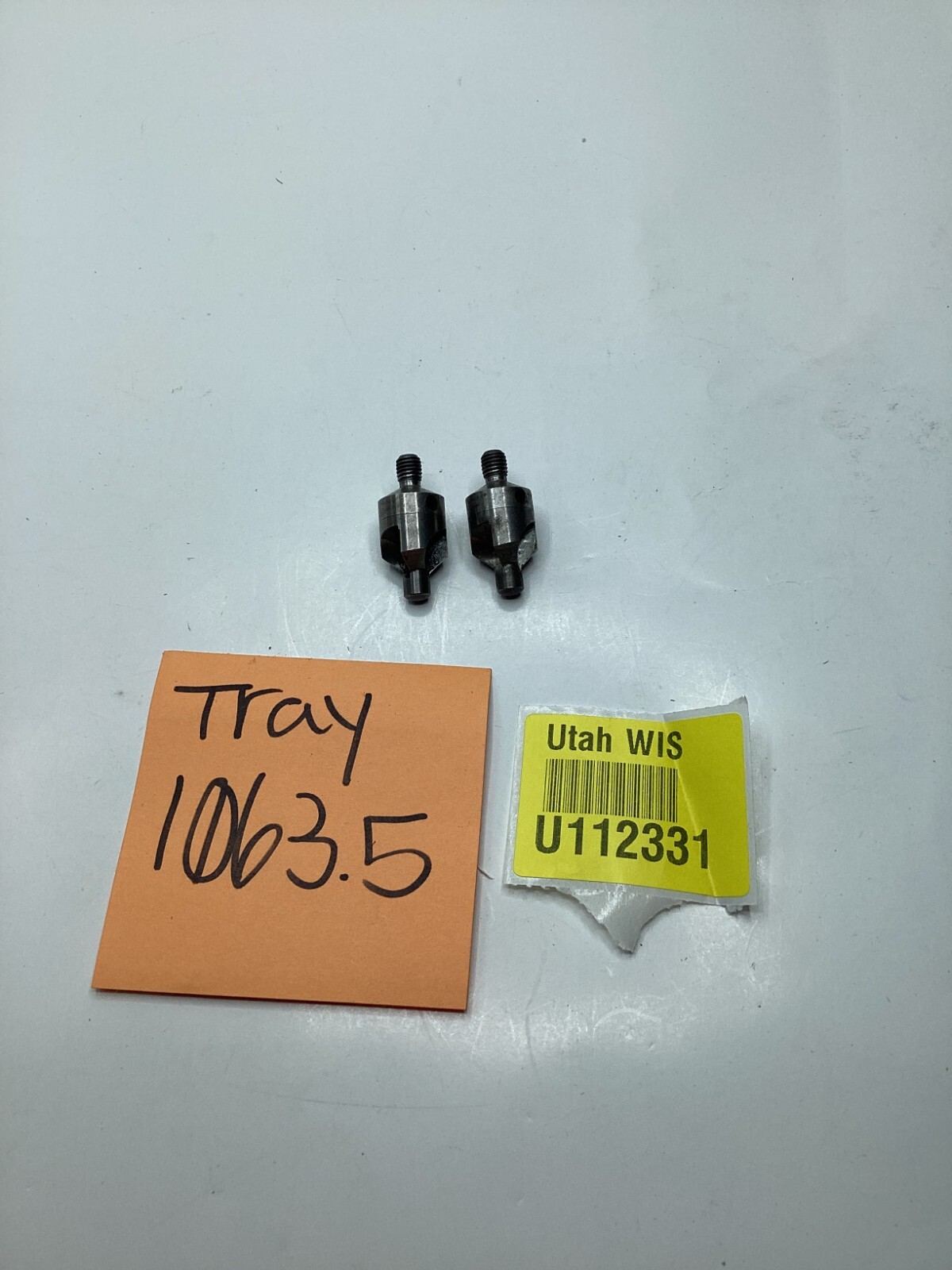 QTY 2 Threaded Countersink 302Y2-2 A0MX3, Overall Length 1-1/2"