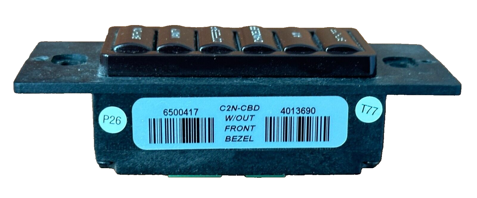 CRESTRON C2N-CBD, Dark Brown-6500417-6 SM Button Keypad-USED-Great Condition