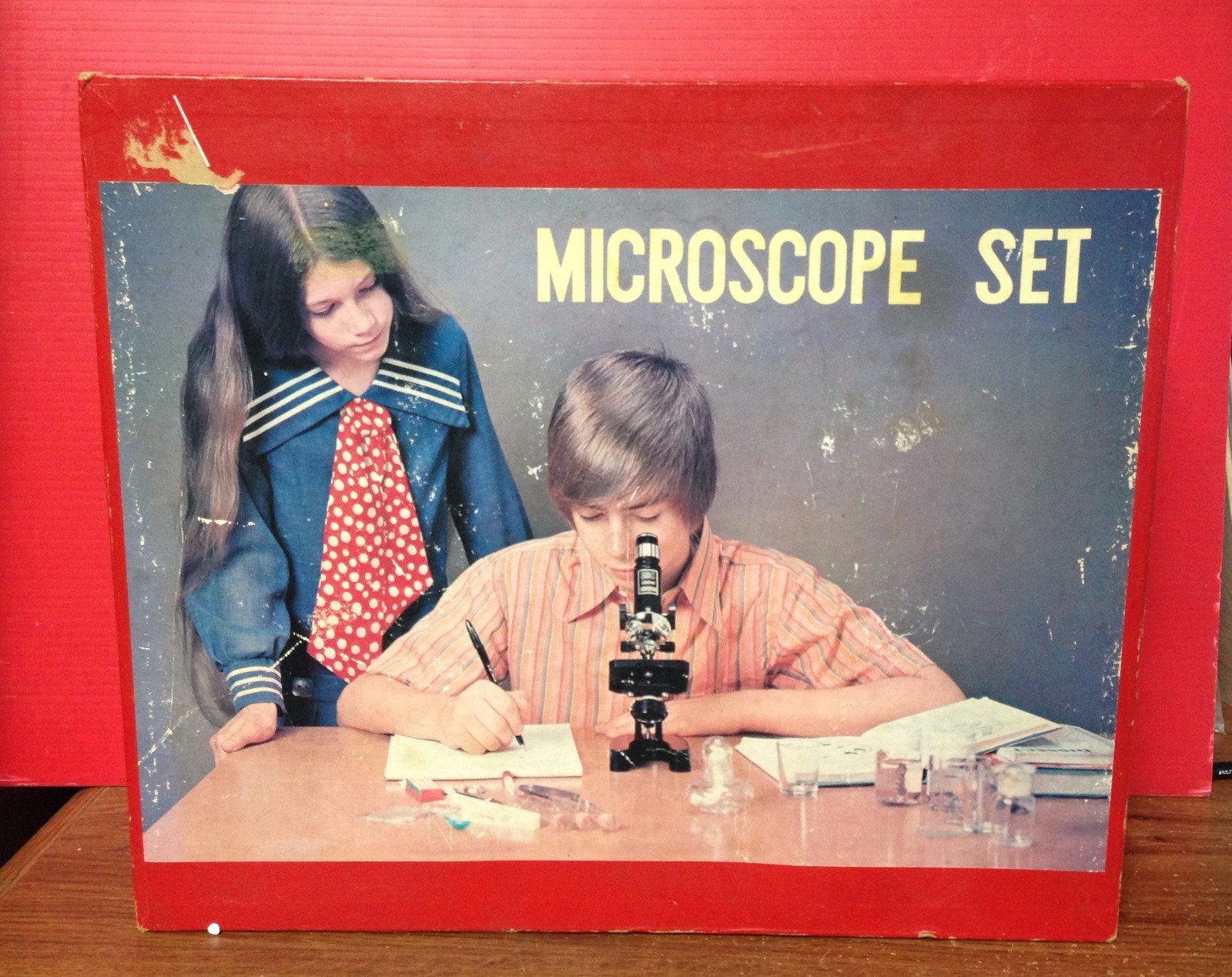 Vintage Selsi Beginning Microscope Set No. 142/1200x Made In Japan
