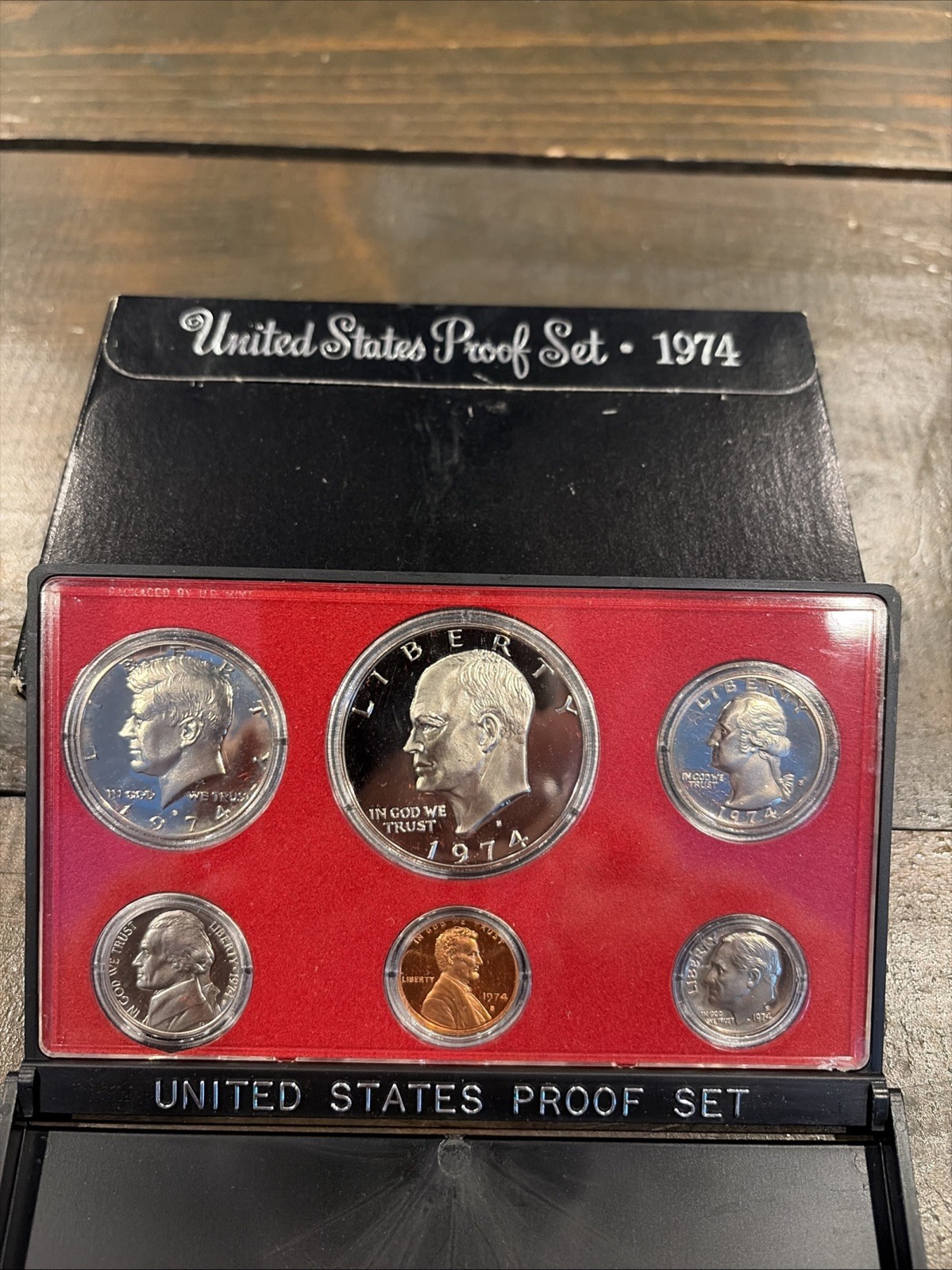 1974 Clad Proof Set U.S. Mint Original Government Packaging OGP LOT OF 3