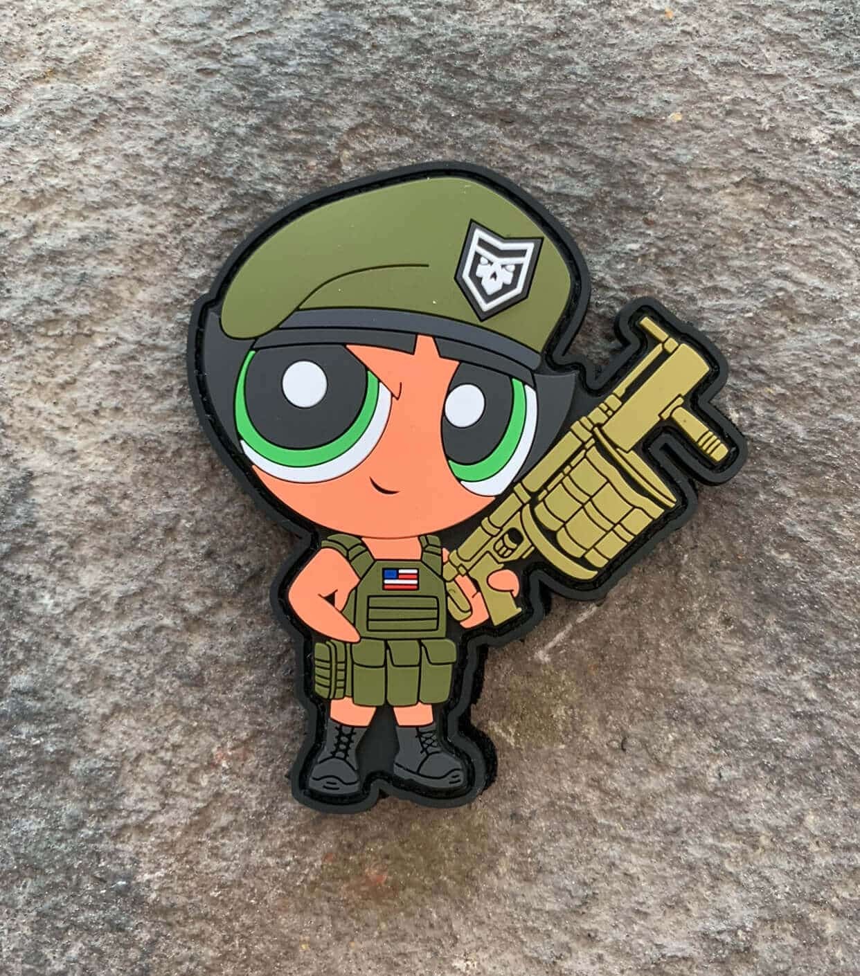 2A Powerpuff Girls- Buttercup PVC Morale Patch