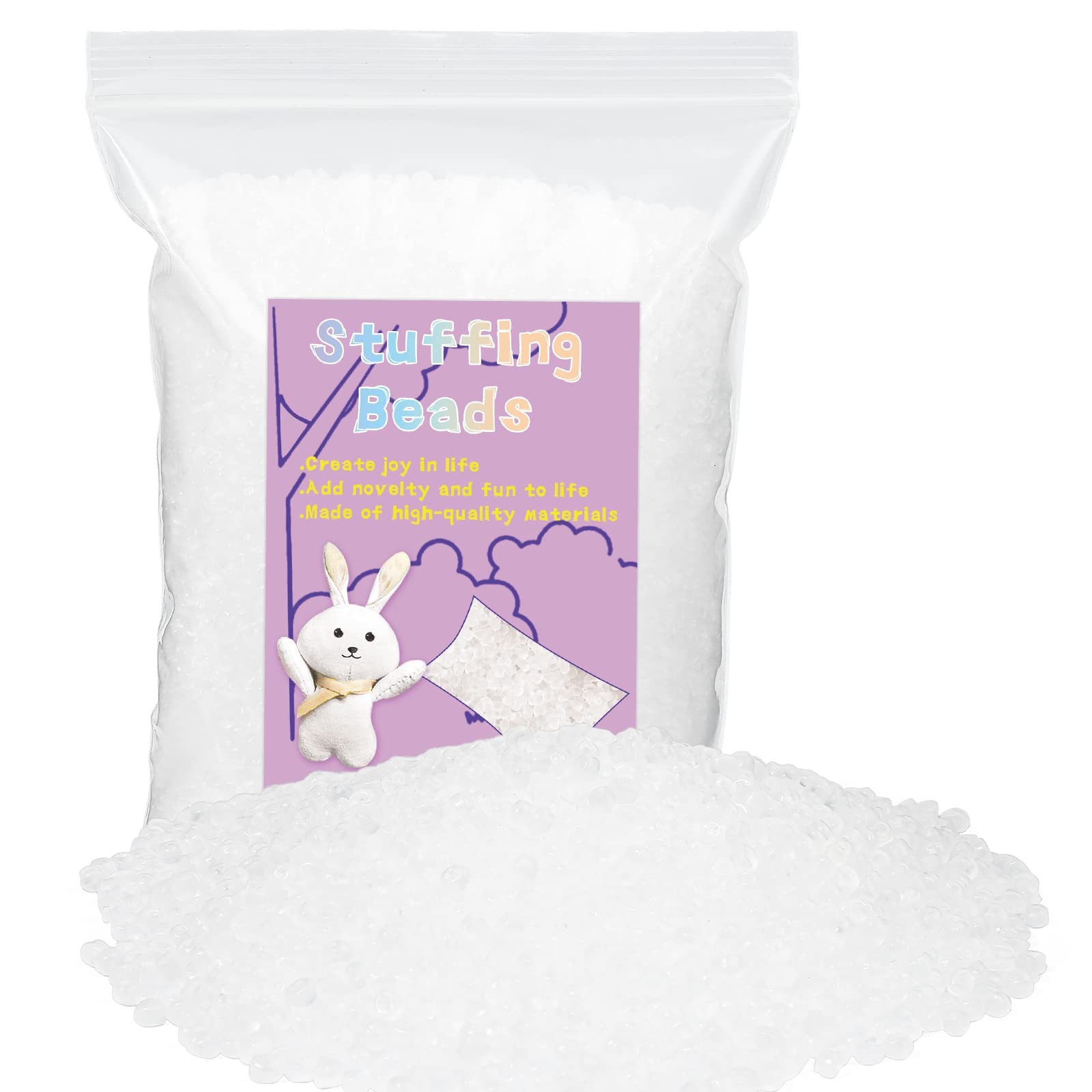 500g 17.6oz Toy Stuffing Beads Premium Plastic, Weight Stuffed Polyethylene