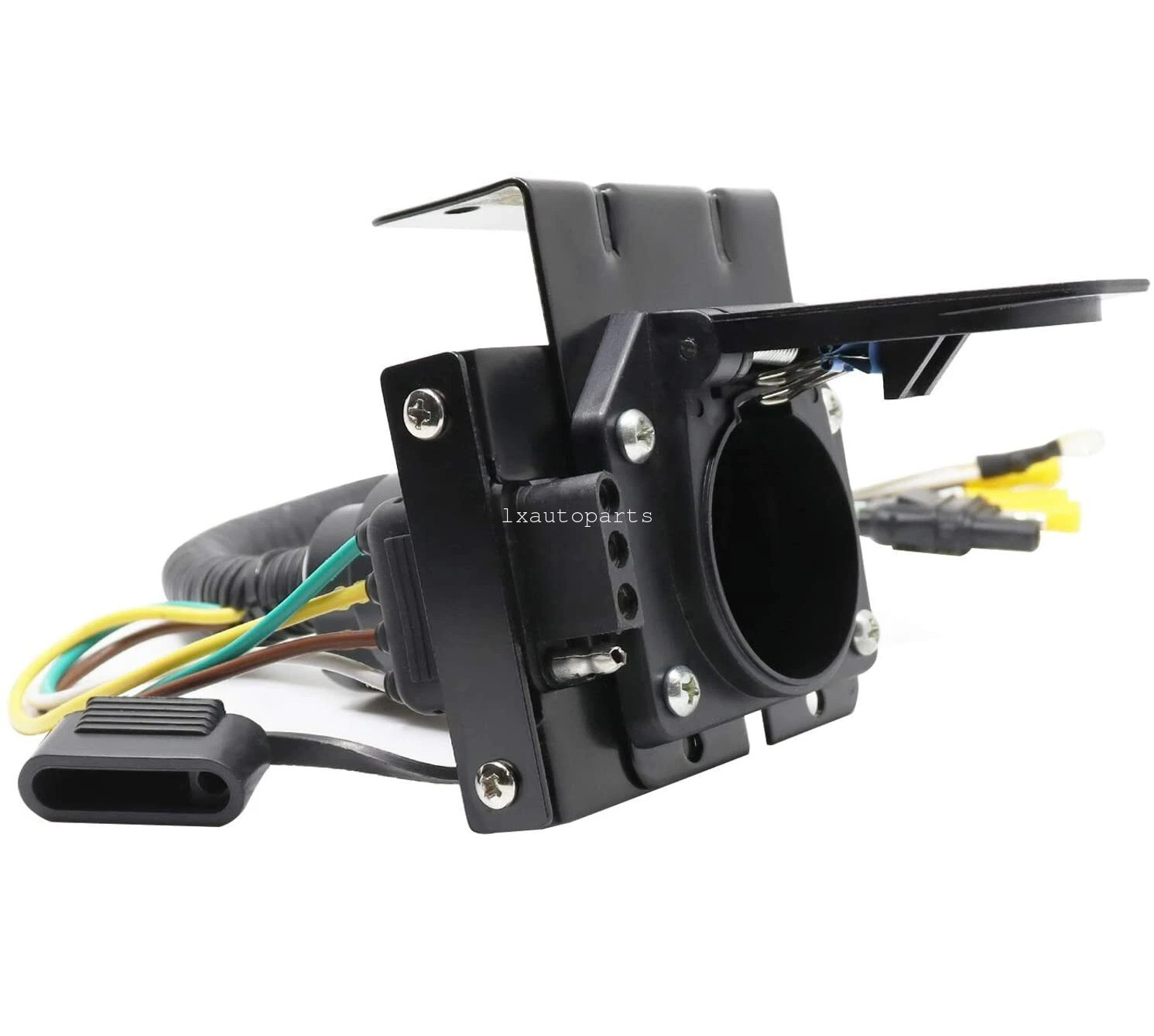 57672 Multi-Tow Trailer Connector Adapter - 4-Way to 7-Way RV and 4-Way Flat