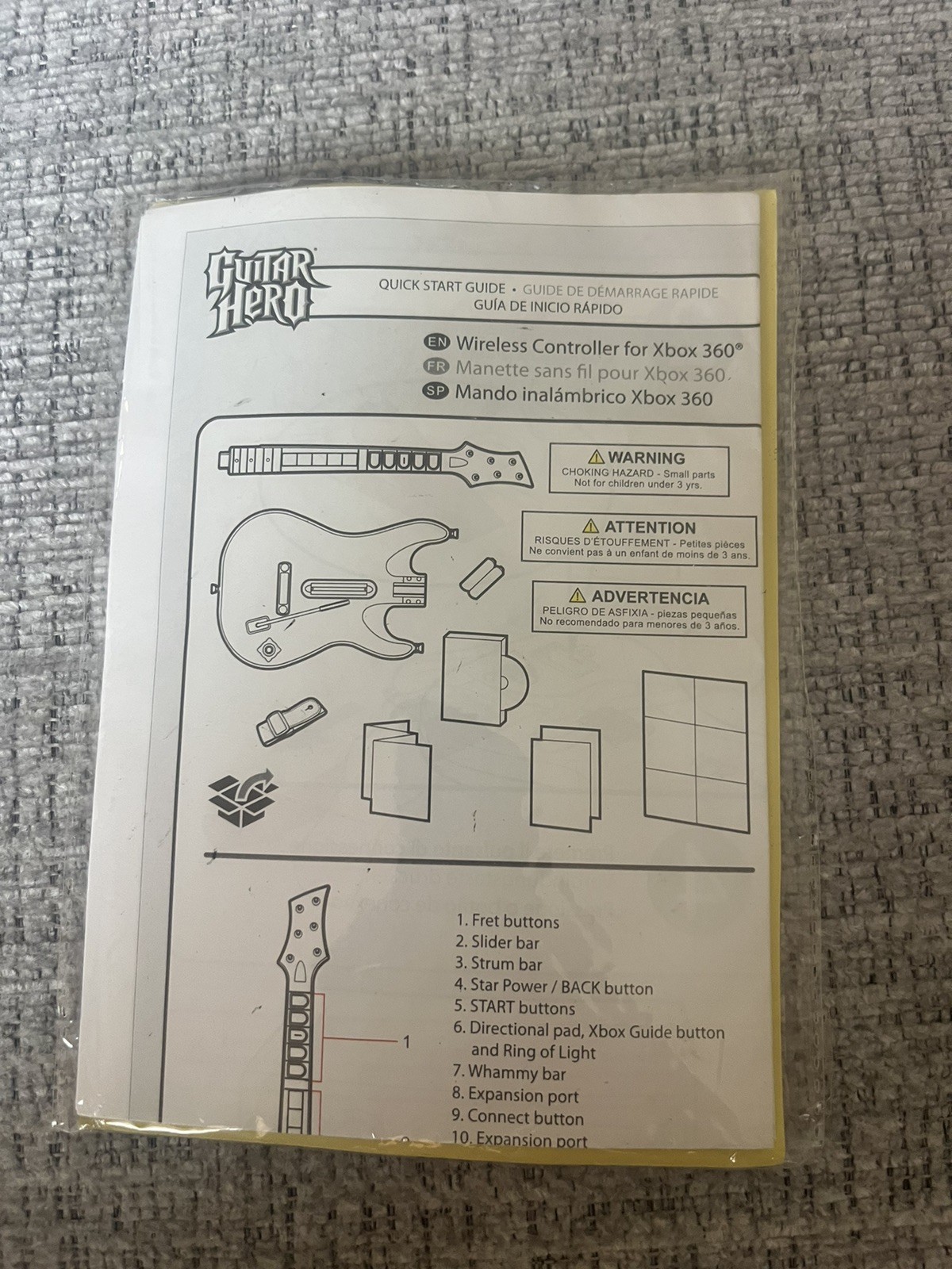 Guitar Hero Stickers & Decals W/manual. . Sealed. Unused.