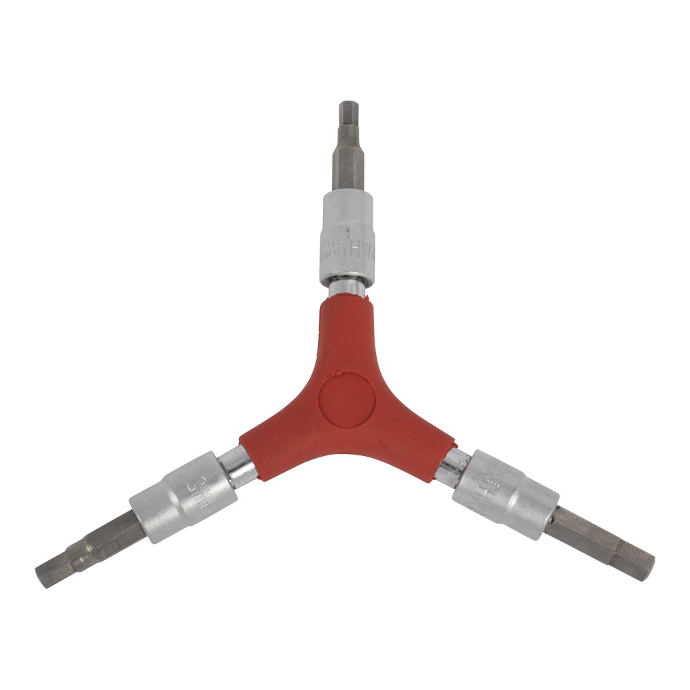 PRO+ Y-Type Hex Wrench Tool 4/5/6mm Red