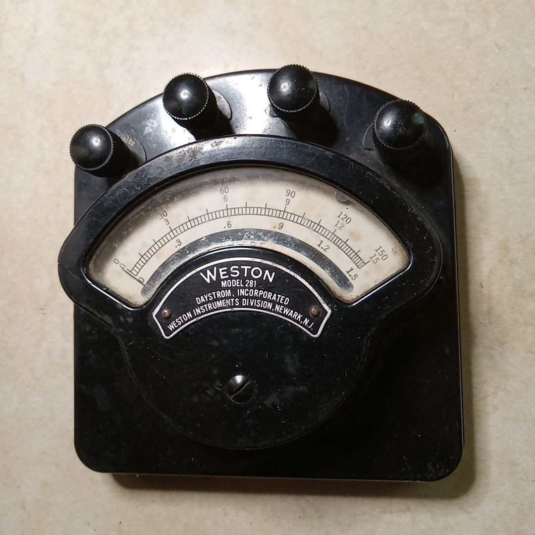VINTAGE Weston - Voltmeter - Model 281