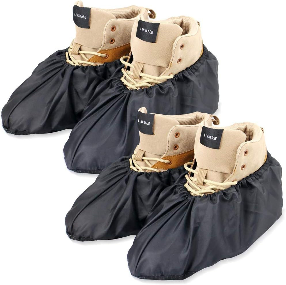 Reusable Boot & Shoe Covers Water Resistant Non Skid and Washable for Real Estat