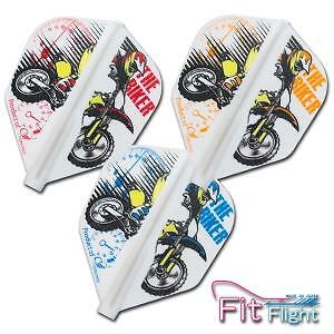 COSMO DARTS FIT FLIGHT THE BIKER (SET OF 3)  PUPO TENG LIEH 2 SHAPE - ASSORTED