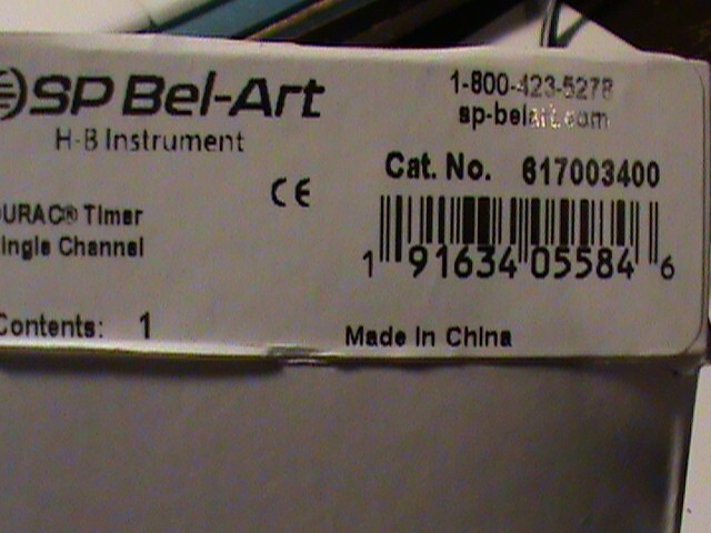 SP BEL-ART 617003400 DURAC TIMER SINGLE CHANNEL