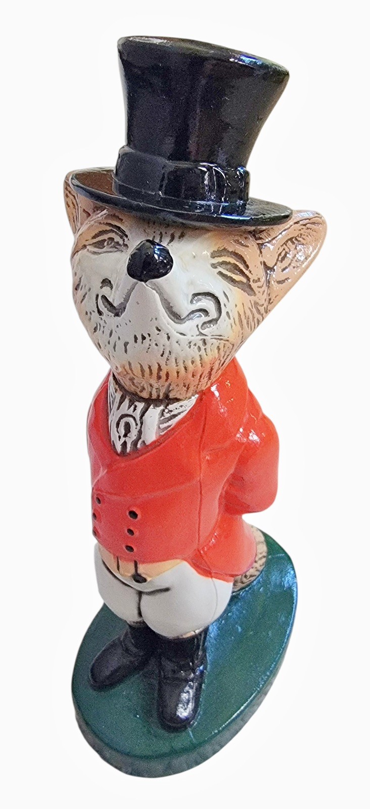Fox Dressed for Equestrian Hunt 7.5" Figurine Metal Scott Products Bottle Opener