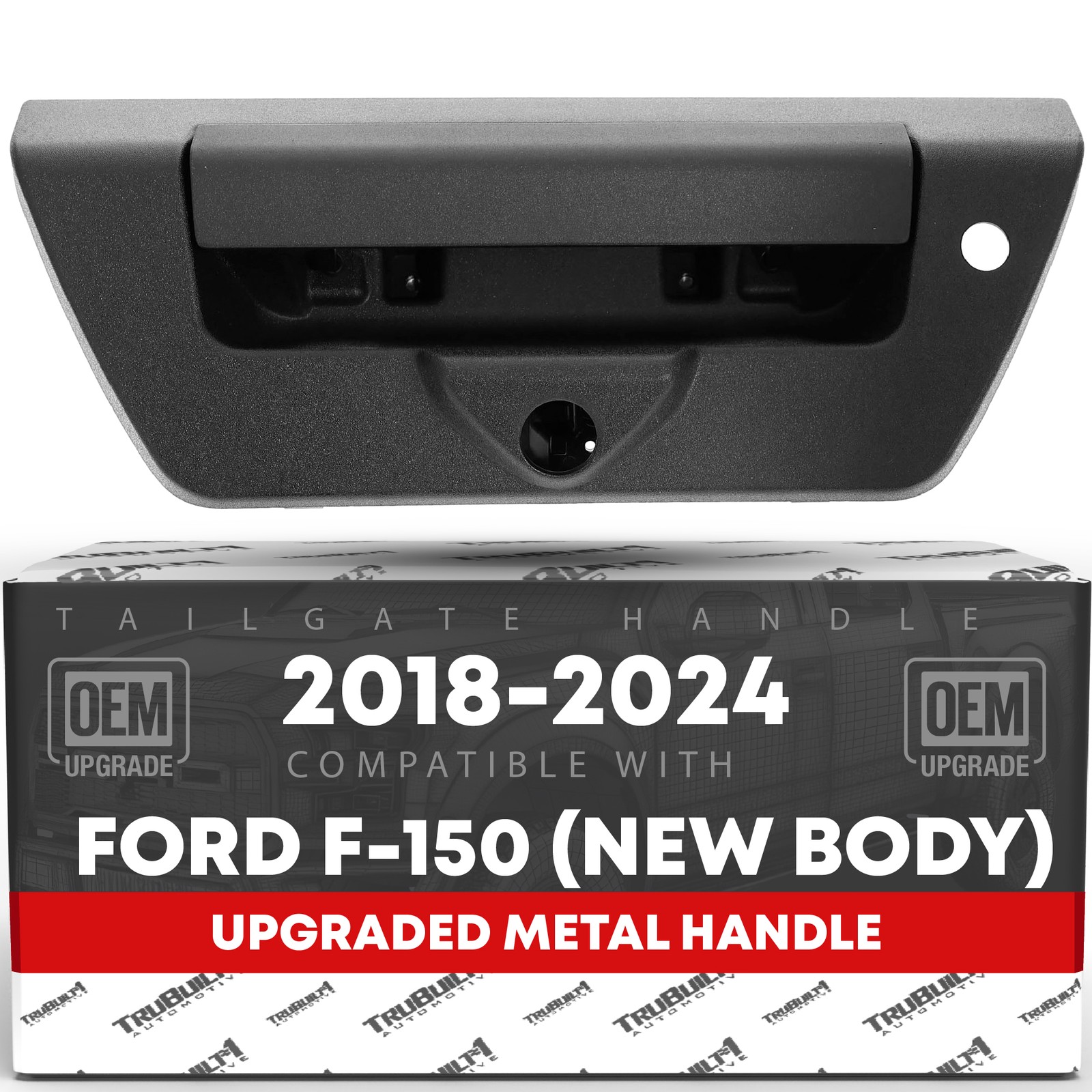 Tailgate Handle Latch for Ford F-150 (Manual Type) w/ Keyhole, Camera Hole - ...