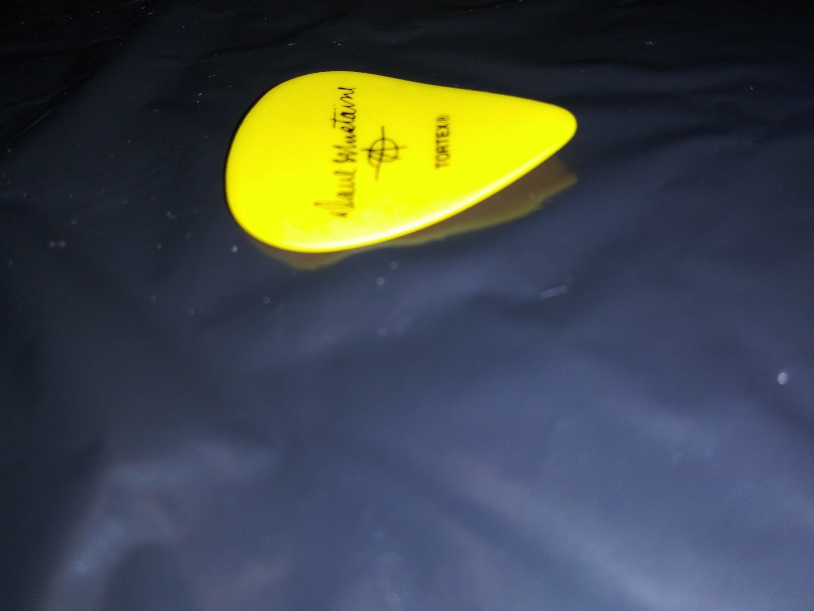 MEGADETH Logo Dave Mustaine Signature 2017 Dystopia Concert Tour GUITAR PICK