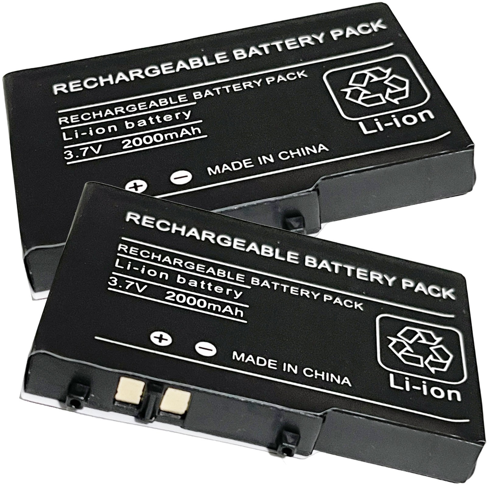 2x - Battery for Nintendo DS Lite NDSL NDS Lite USG-001 USG001 Light USG-003