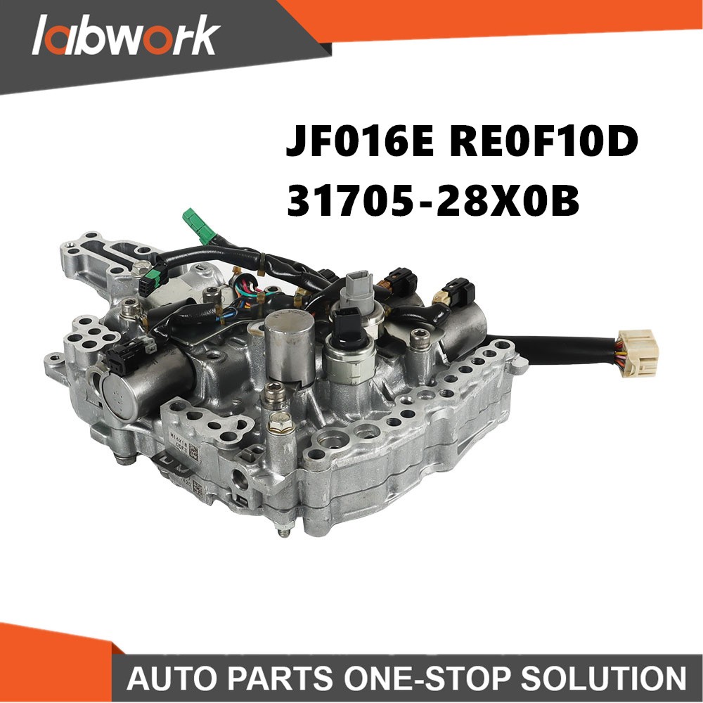 Labwork JF016E Valve Body W/ Solenoids For Nissan Rogue Sport Sentra 2017-2019