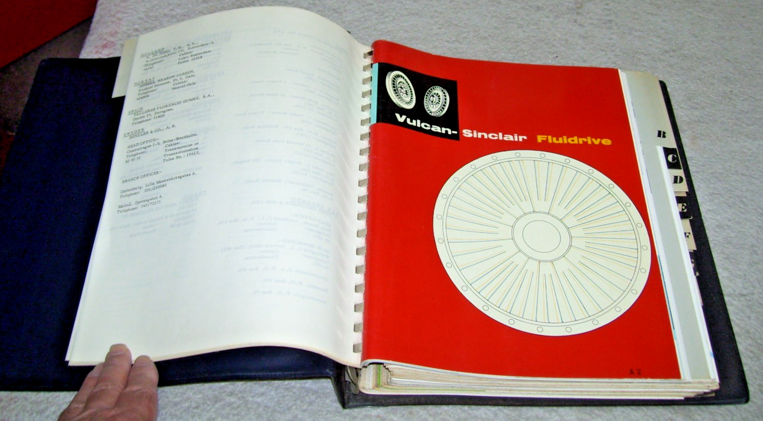 VULCAN-SINCLAIR FLUIDRIVE TECHNICAL CATALOGUE  1963 MARINE TRACTION INDUSTRY