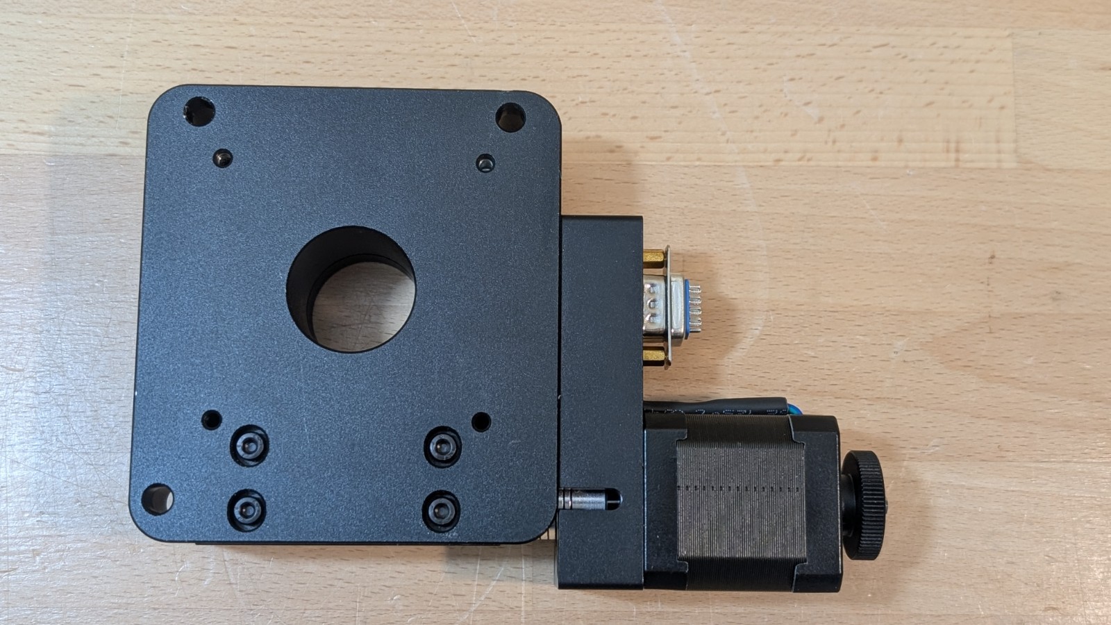 TBVECHI Electric 360 Rotating Platform Optical Stage HT03RA100 High Precision