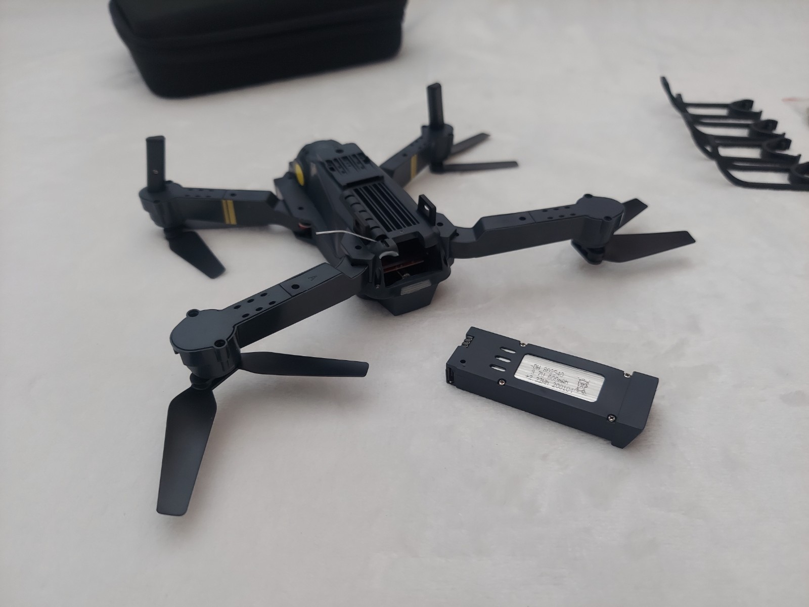 Platinum DRONE 5" Mini Quad Copter Complete Controller Case Extras Works 2.4 Ghz