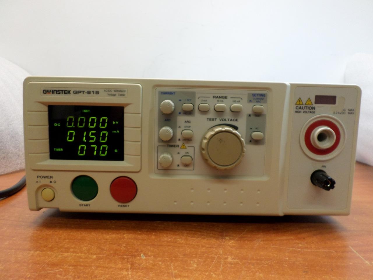 GW Instek GPT815 Electrical Safety Tester
