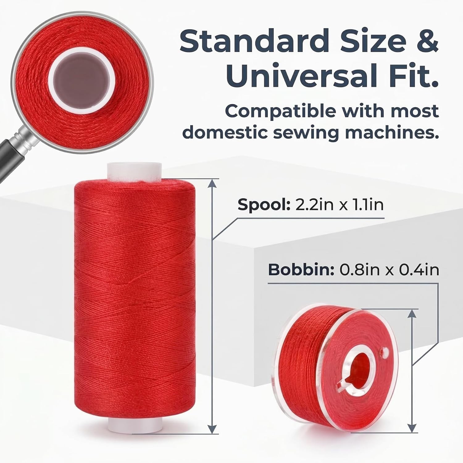 72 PCS Sewing Thread Assortment, 36 Color Thread for Sewing Machine with 36 Same
