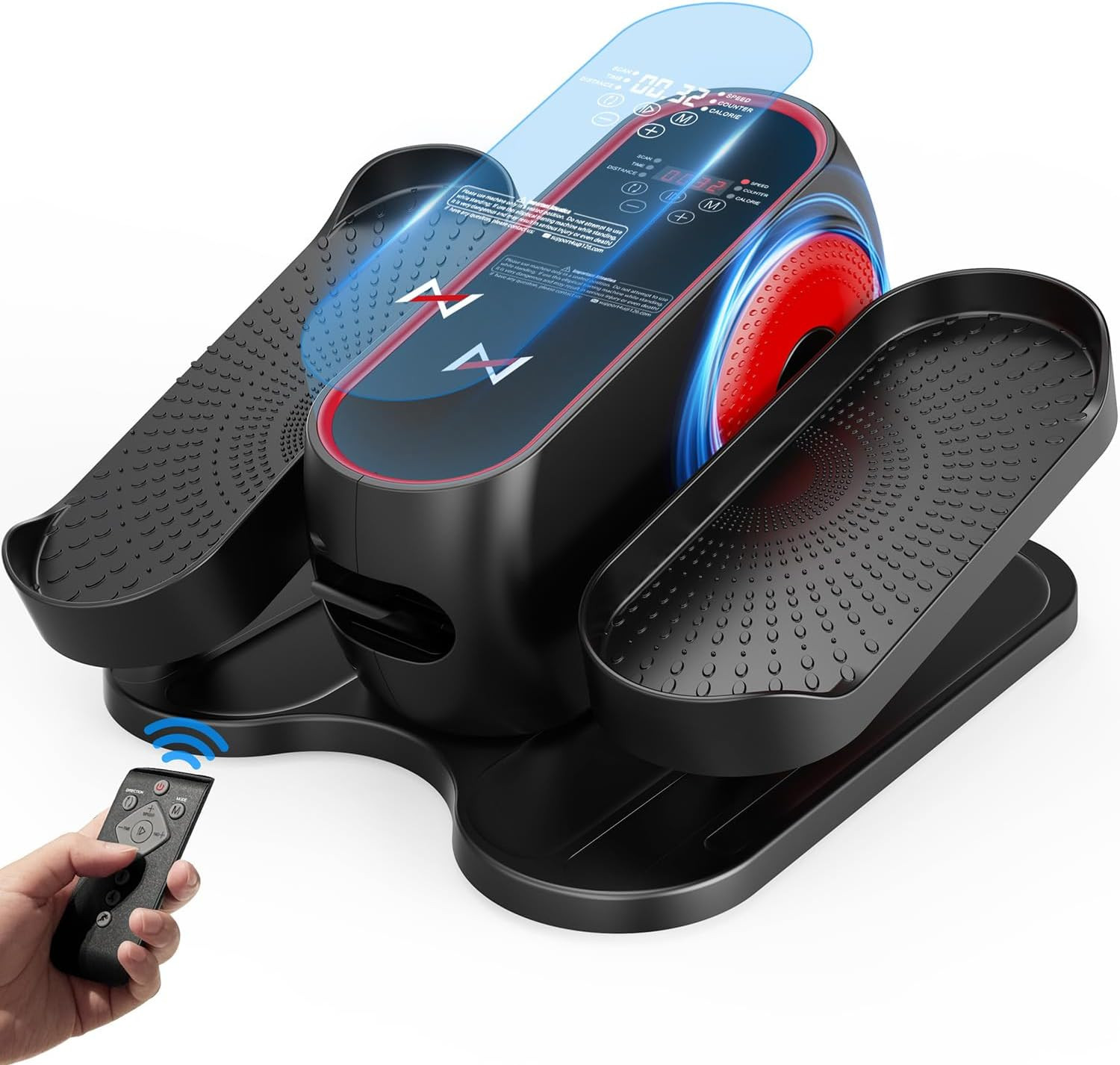 under Desk Elliptical Exercise Machine,Electric Ellipse Leg Exerciser as Seen on