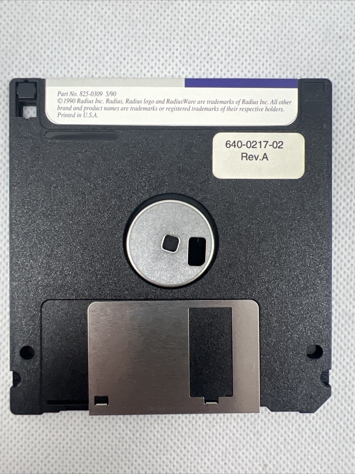 RadiusWare For Macintosh 3.5 Disk And Booklets